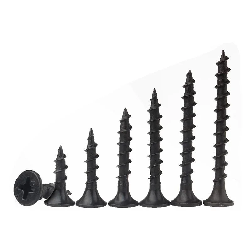 3.5*19mm C1022A Bugle Head Black Phosphate Galvanized Coarse Fine Corrugated Drywall Screw