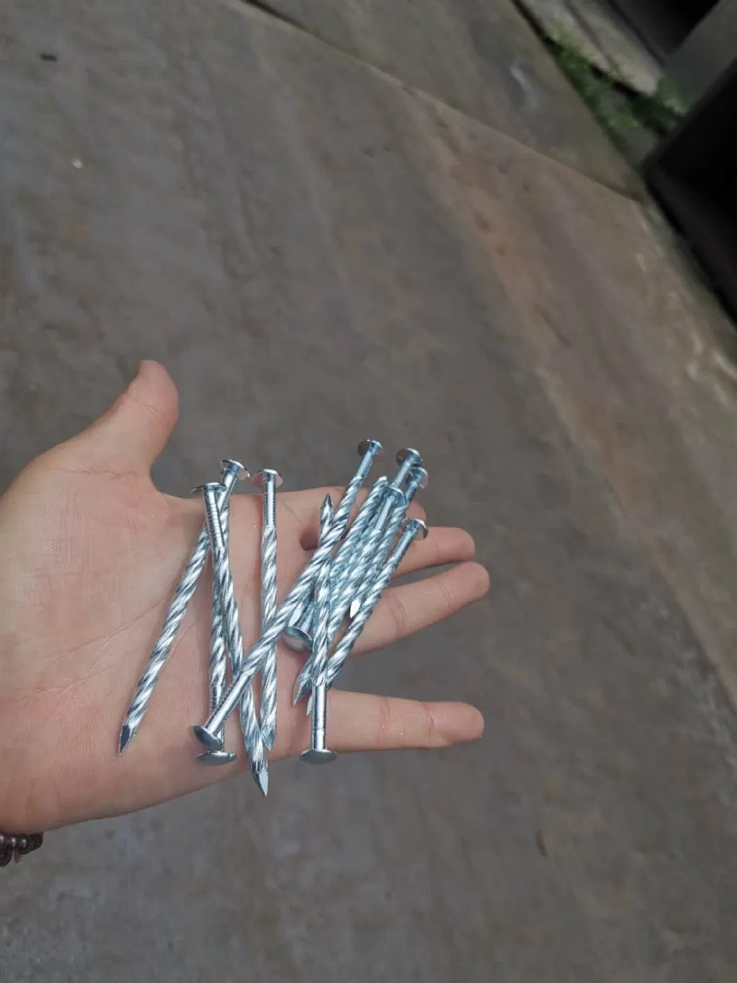 Electrical Galvanized 65mm Twist Shank Oval Head Nails for Nigeria