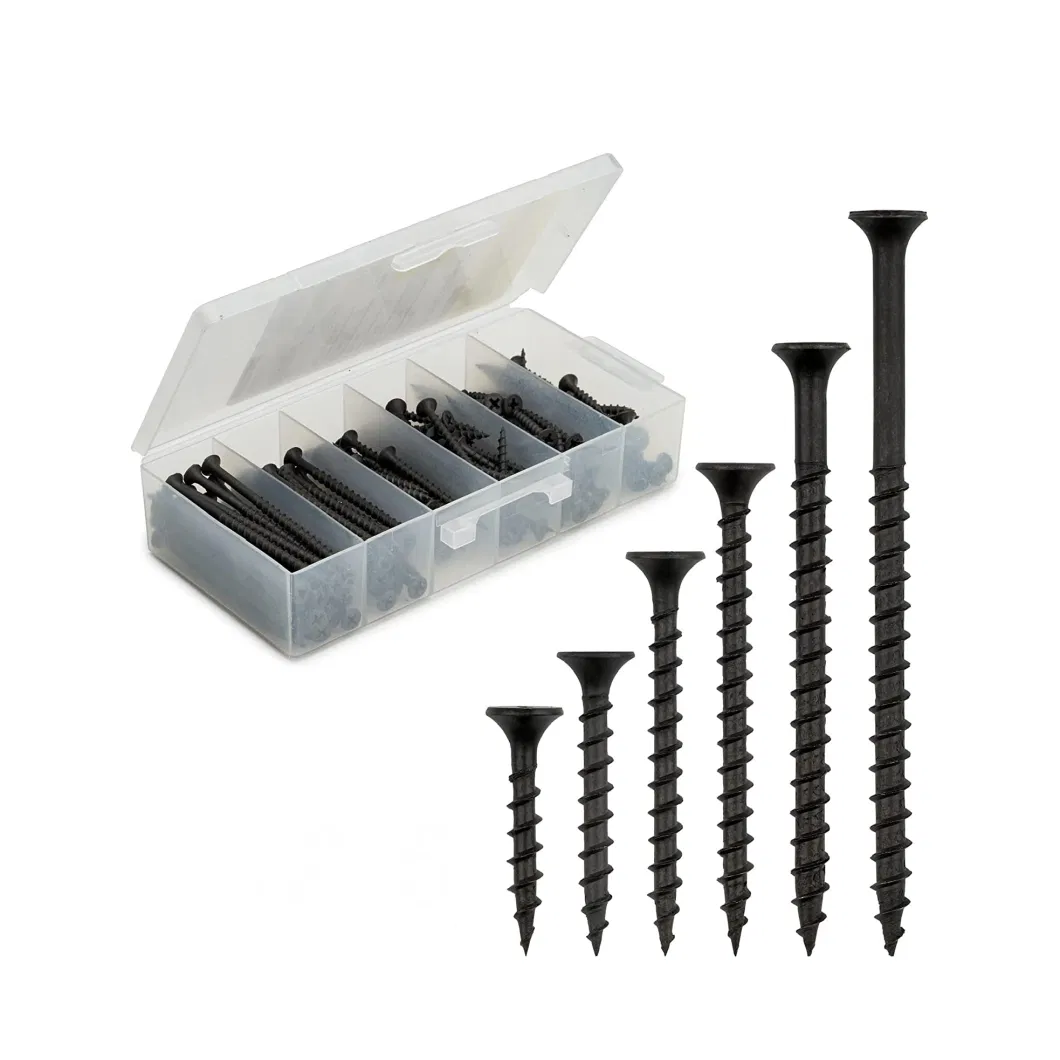 Gypsum Board Screws Carbon Steel C1022A Black/Gray Phosphate Bugle Head Phillips #6 #8 #10 Drywall Screw