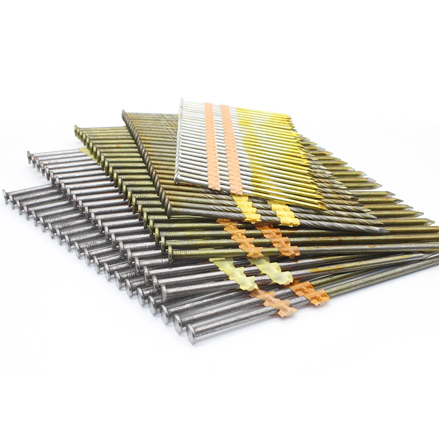 Customized Specification Plastic Framing Nails Strip Nails for Wood