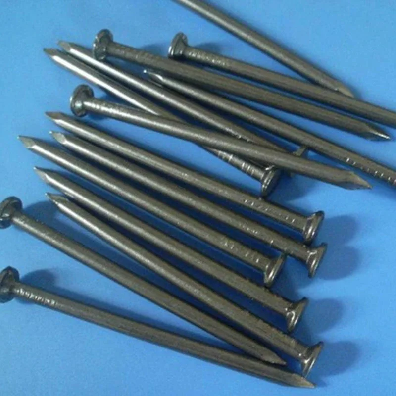 Hot Dipped Galvanized Flat Head Common Nails Iron Large Electro Galvanized Iron Spike Wire Steel Nails