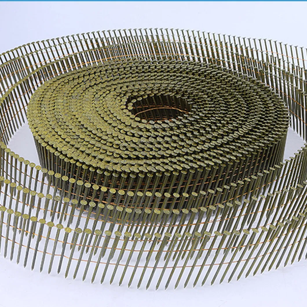 Blunt Point Spiral Nail Roofing Coil Nails in Rolls