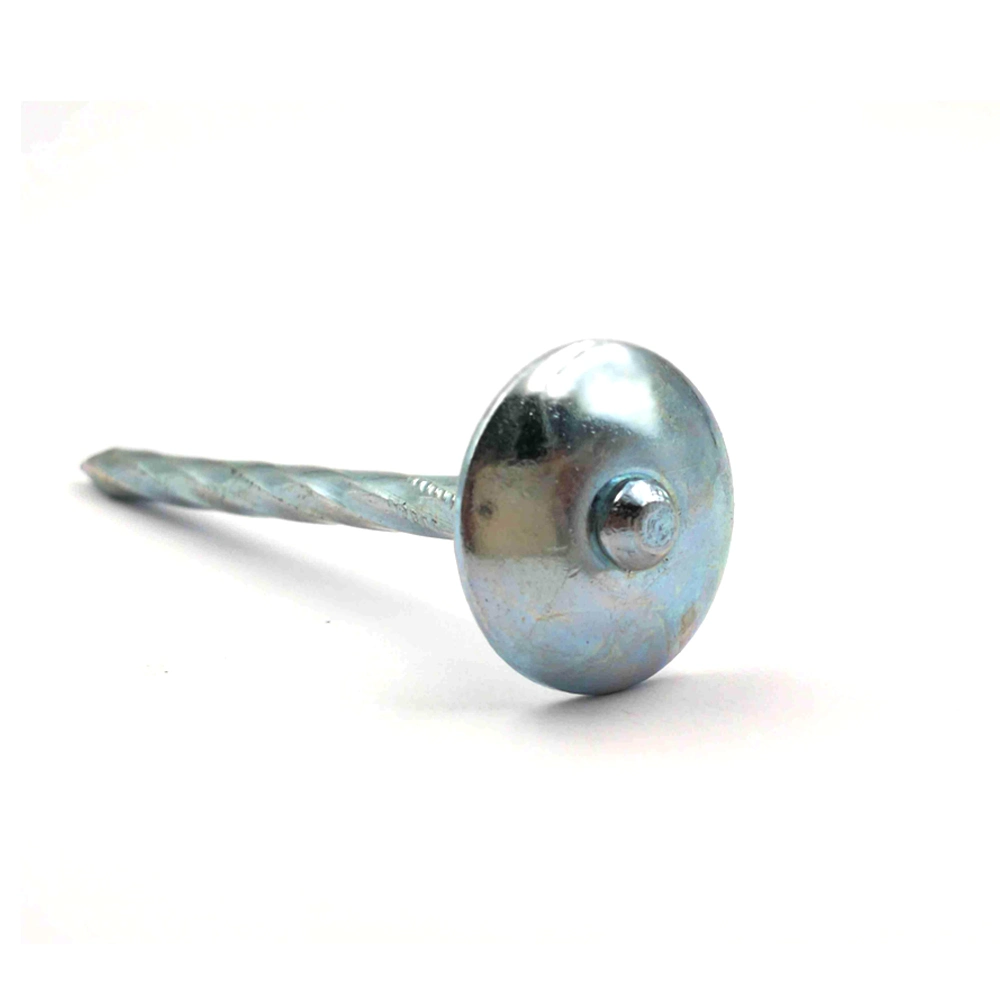 Galvanized Umbrella Head Roofing Nail with Spiral Shank