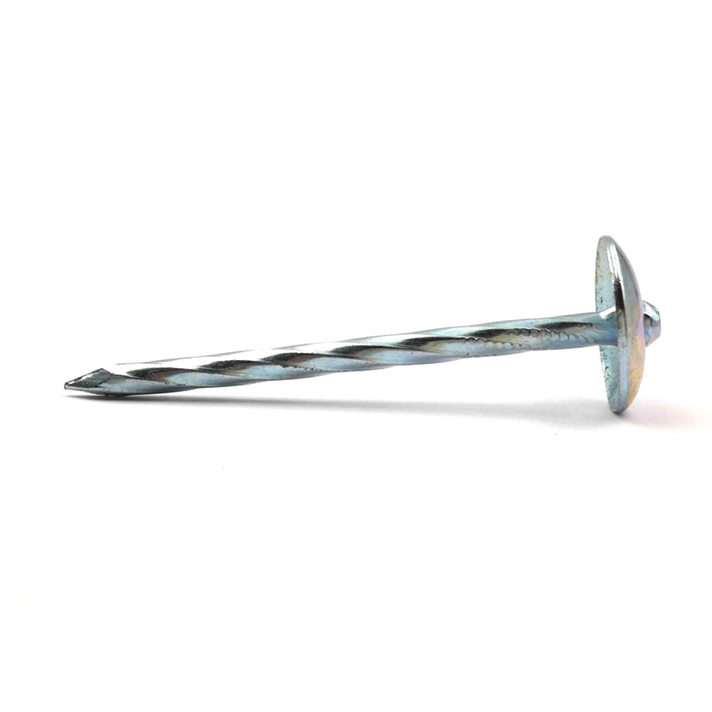 Galvanized Umbrella Head Roofing Nail with Spiral Shank