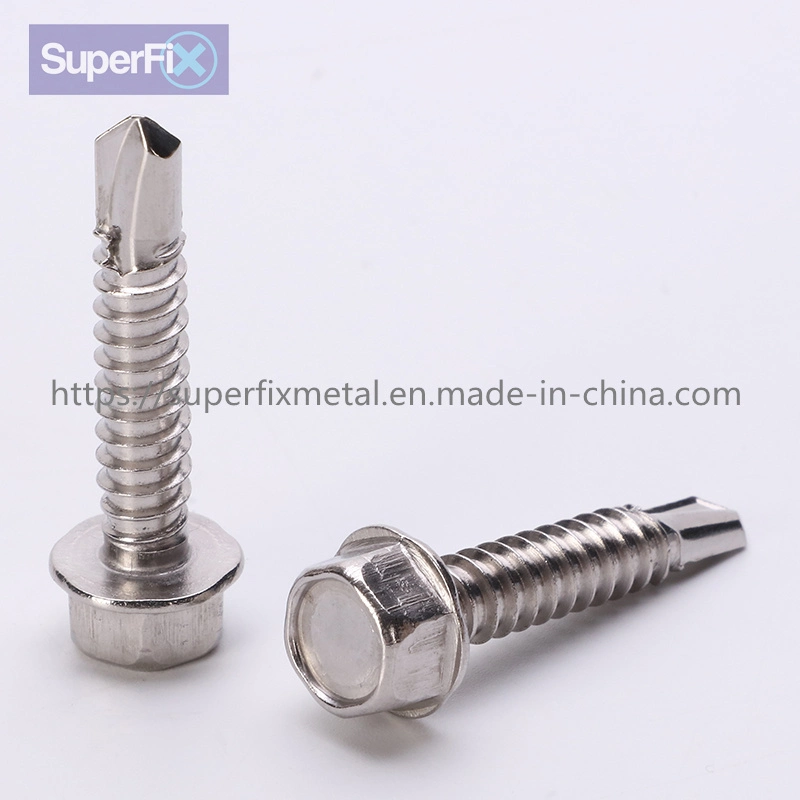 Star Drive Round Head Knurling Double Thread Self Drilling Screw