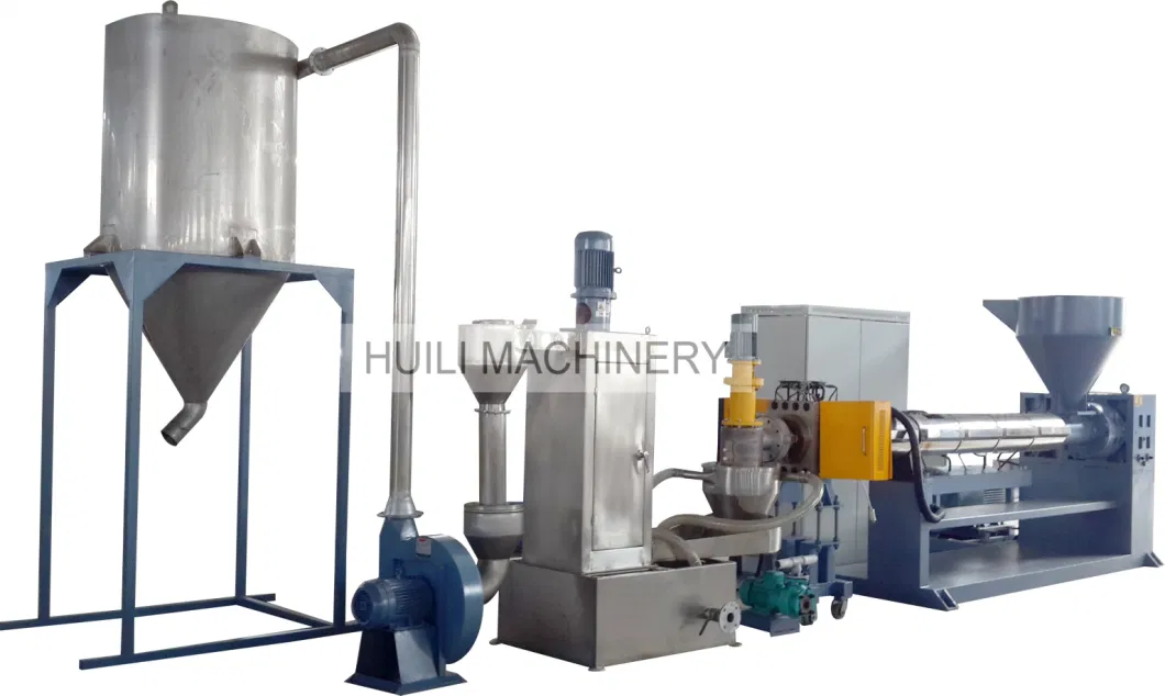 New Design Bagging Agglomerate Making Machine Pepp Granule PP Double Step Granulator/PE Recycling Granulate Machine