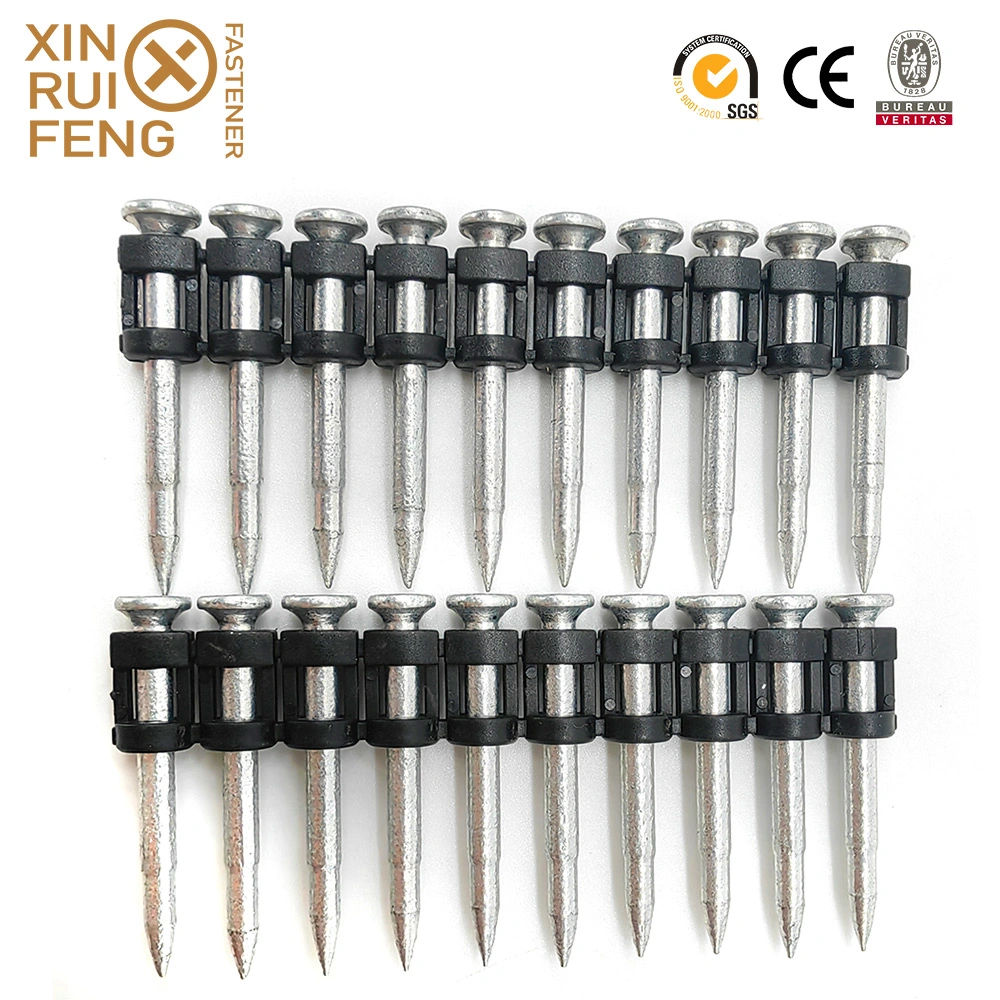 Gas Shooting Nails Gun Nail Plastic Strip Gas Drive Pins Concrete Nails