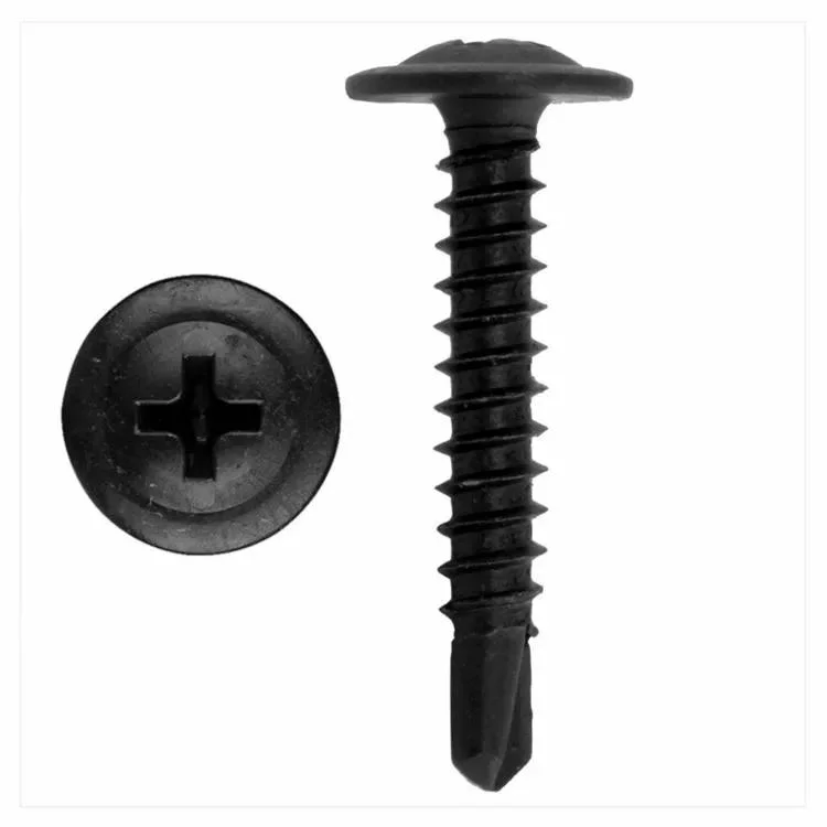 M4.2 M4.8 #8 #10 Black Phillips Sheet Metal Tek Modified Truss Head Self Drilling Screws