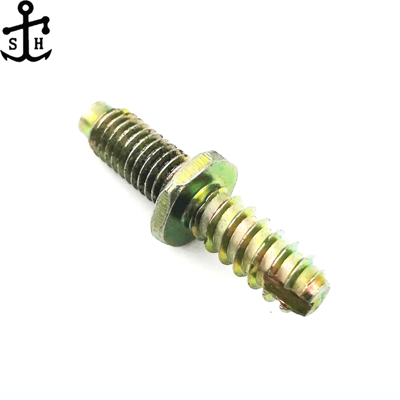 Double Ends Self Drilling Thread Furniture Wood Dowel Screw Short and Long Size Customize Fasteners