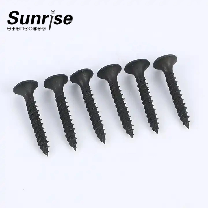 Flat Bugle Head Gray Phosphate Fine Coarse Drywall Screws