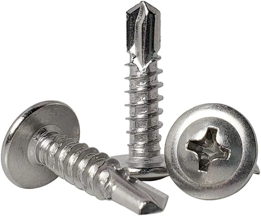 Wholesale Price Crossed Recessed Modified Truss Head Wafer Head Zinc Plated Self Drilling Screw