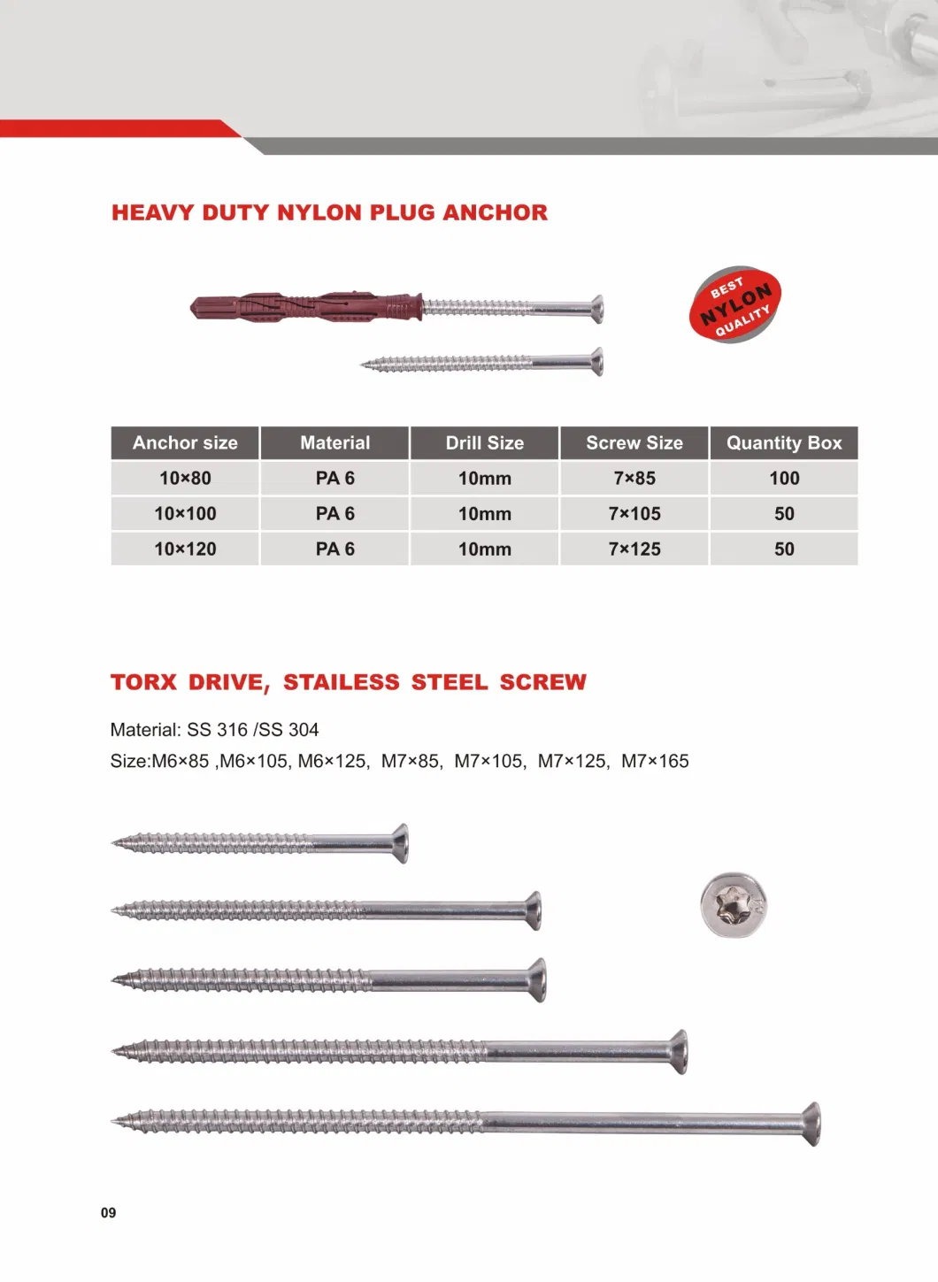 Stainless Steel Self Tapping Screw