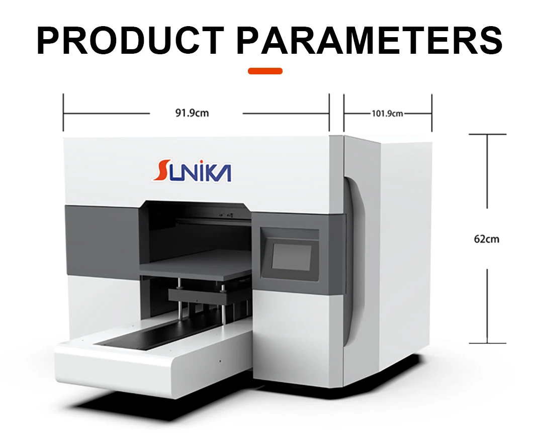 Sunika 30cm Desktop UV Nail Printer Low Price Ink Negative Pressure System Original Printhead Anti-Scratch Farm Industries A3