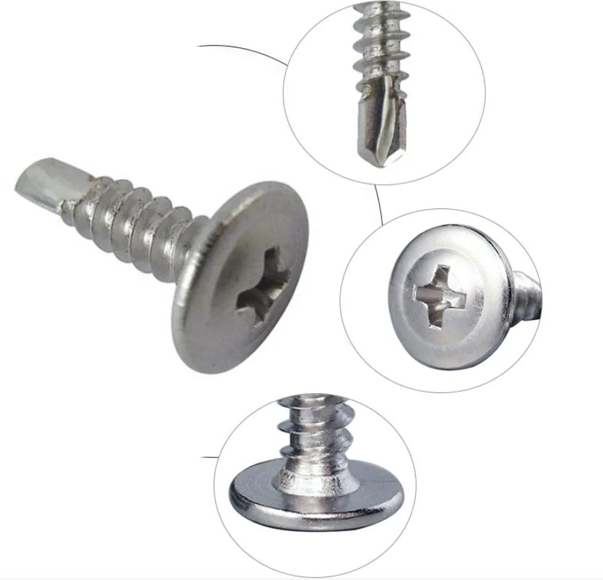 Good Price Phillips Modified Truss Wafer Self Drilling Screw for Steel Roofing