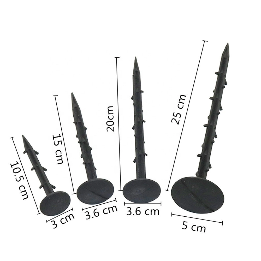 Garden Nails Barbed Black Cloth Nails Garden Tools