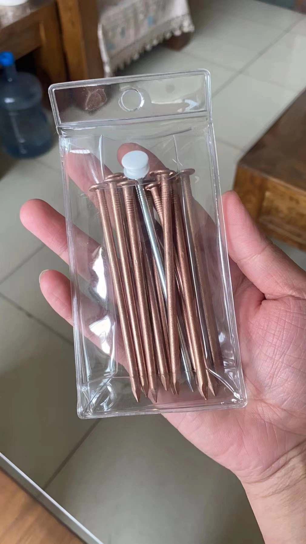 1-6&prime;&prime;smooth/Ring/Spiral Shank/ Copper/Brass Nail for Wooden Can Customized