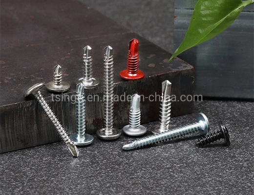 TGR/Tsingri Stainless Carbon Steel Painted Coating Phillips Truss Head Self Tapping Drilling Screws