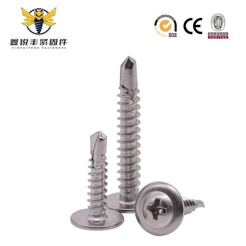 Phillips Drive Wafer Head Self Drilling Screw for Metal