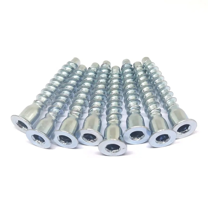 Carbon Steel Hex Socket Confirmation Furniture Screw for Wood