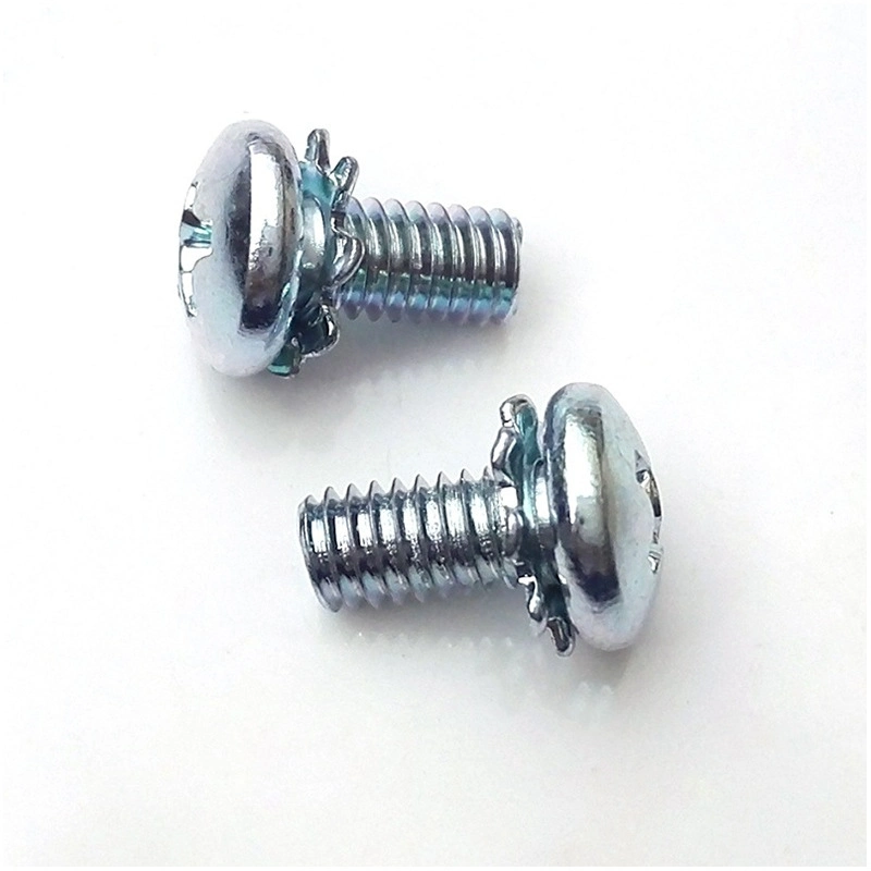 Cross Torx Socket Head Round Head Flower Tooth Combination Screws