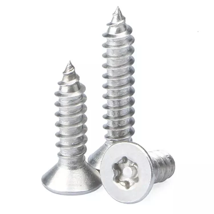 Stainless Steel Plum Flower Head Torx Security Self Tapping Screw Anti Theft Countersunk Self Tapping Screws