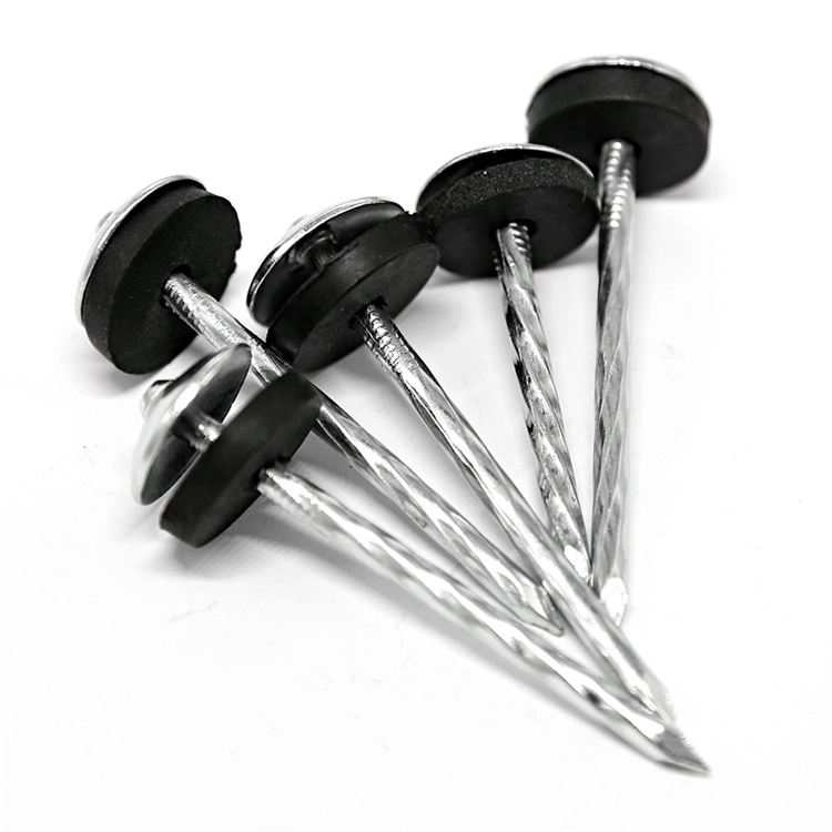 1.5 Inch Umbrella Head Roofing Nails with Rubber Washer