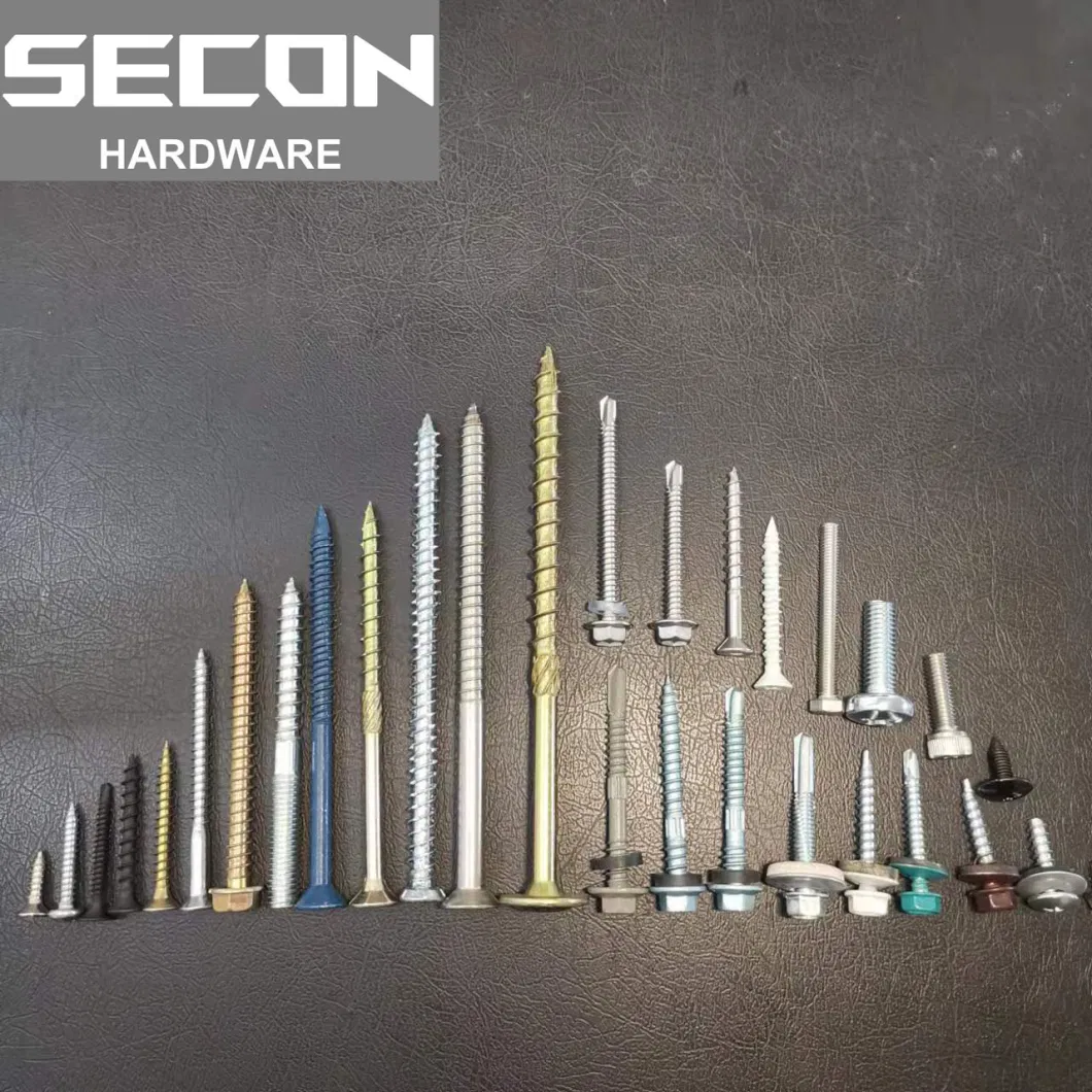 Carbon Steel/Stainless Steel Screw/Self Drilling Screw/Drywall Tapping Screw/Chipboard Screw/Wood Screw/Roofing Screw/Machine Screw/Decking Furniture Screw