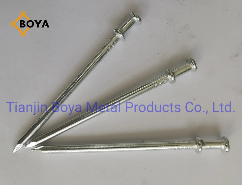 Hotsale Q195 2&prime;&prime; 2.5&quot; Polished Galvanized Double Head Nail Common Iron Nail