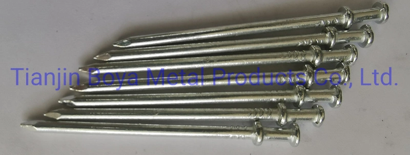 Hotsale Q195 2&prime;&prime; 2.5&quot; Polished Galvanized Double Head Nail Common Iron Nail