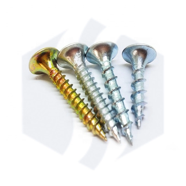 Factory Supplier Flat Bugle Head Drywall Screws Fine Coarse Thread Self Drilling Wood Screw Black Phosphate DIN 18182