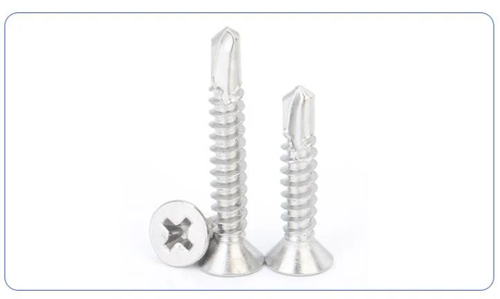 Stainless Steel Cross Countersunk Head Self-Drilling Screw Lag Screw