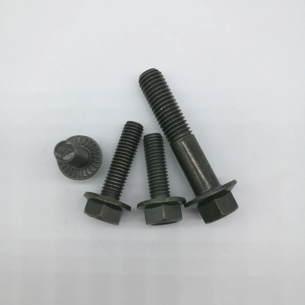 Serrated Hex Flange Bolt Flange Screw Collar