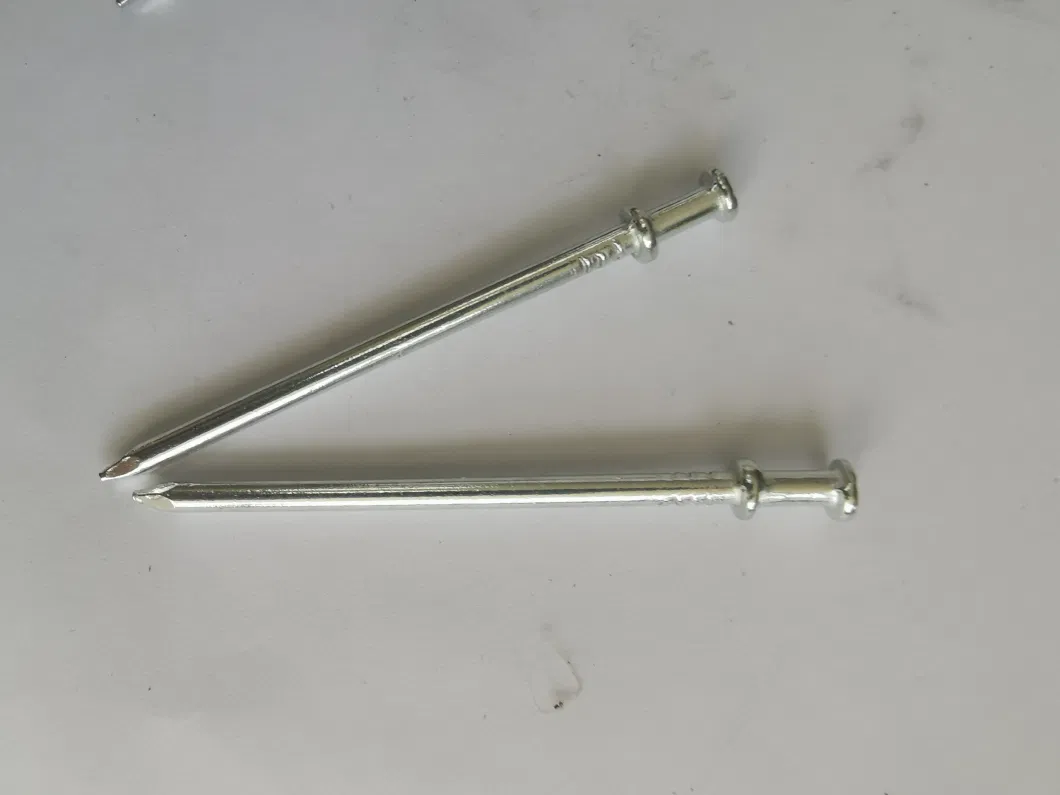 Polished Double Headed Nails Two Head Nail Duplex Head Nail