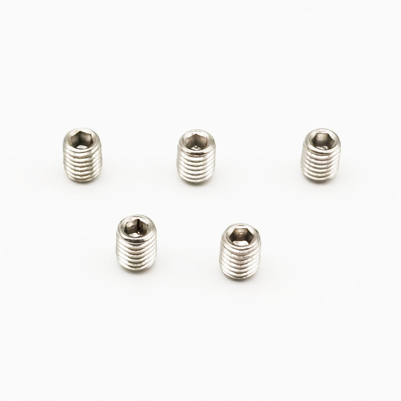 DIN 914 Ncikel Plated Hexagon Socket Set Screws with Cone Point