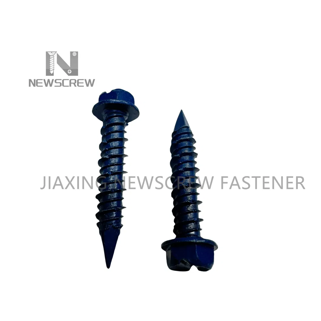 Hex Flange Head Concrete Screw Hi-Low Thread