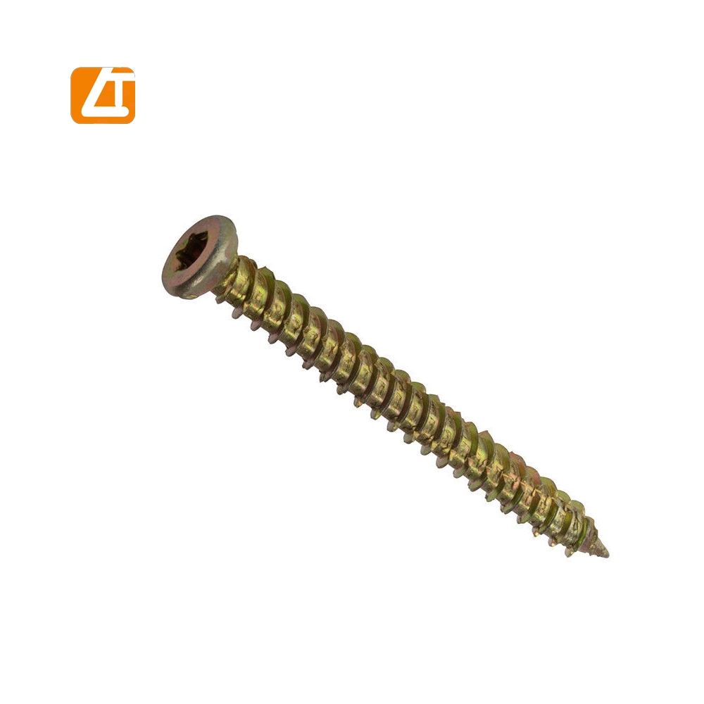 Torx Head T30/25 Yellow Zinc Concrete Screw