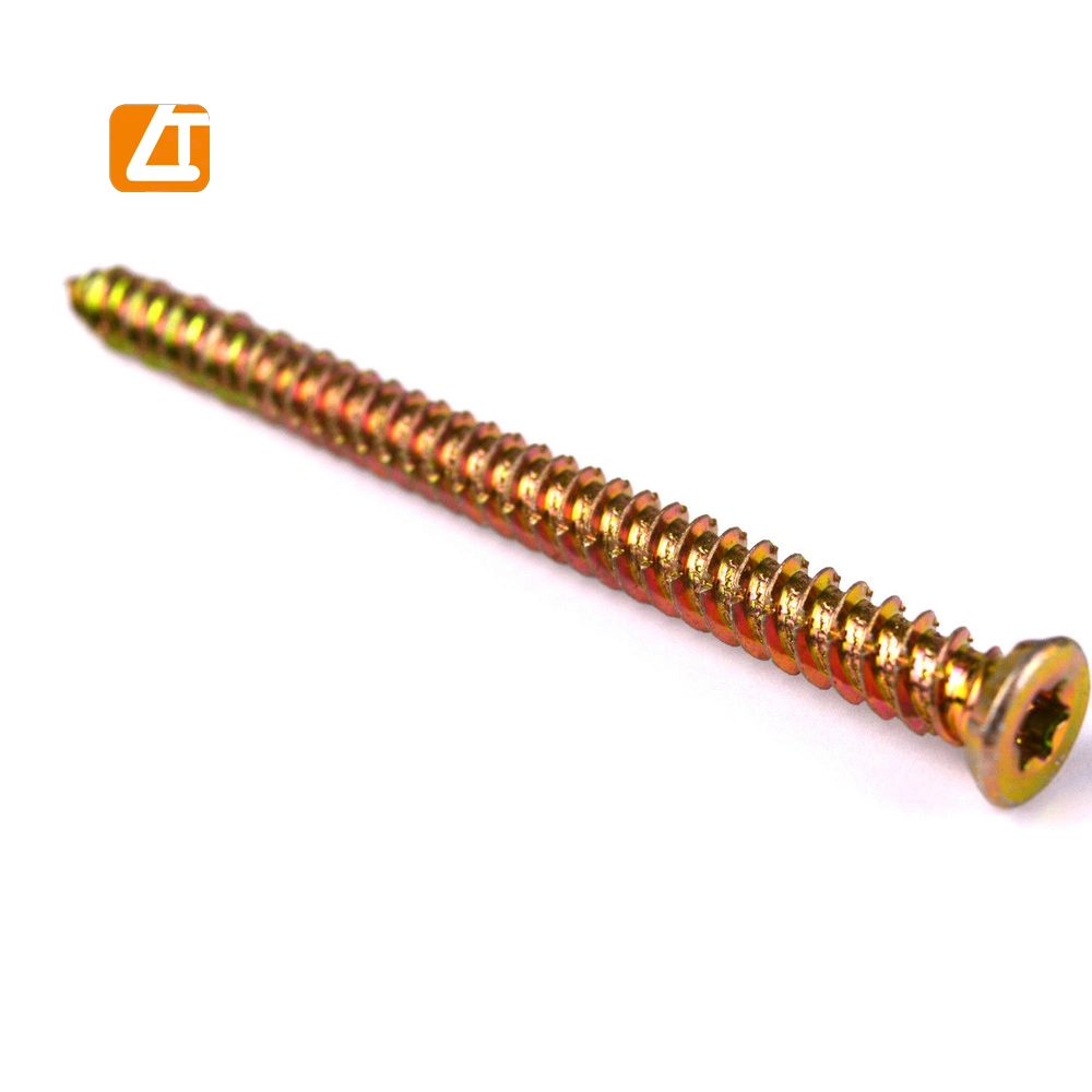 Torx Head T30/25 Yellow Zinc Concrete Screw