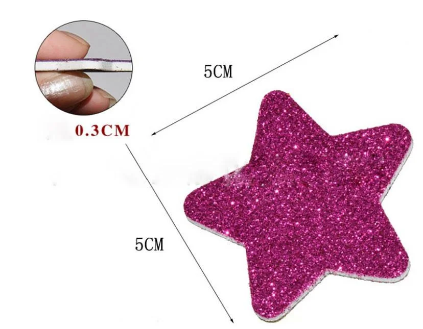 Nail Art Set Accessories Five-Pointed Star Glitter Nail File Non-Woven Fabric Onion Powder Shaped Nail File