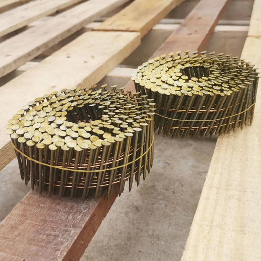 Blunt Point Spiral Nail Roofing Coil Nails in Rolls