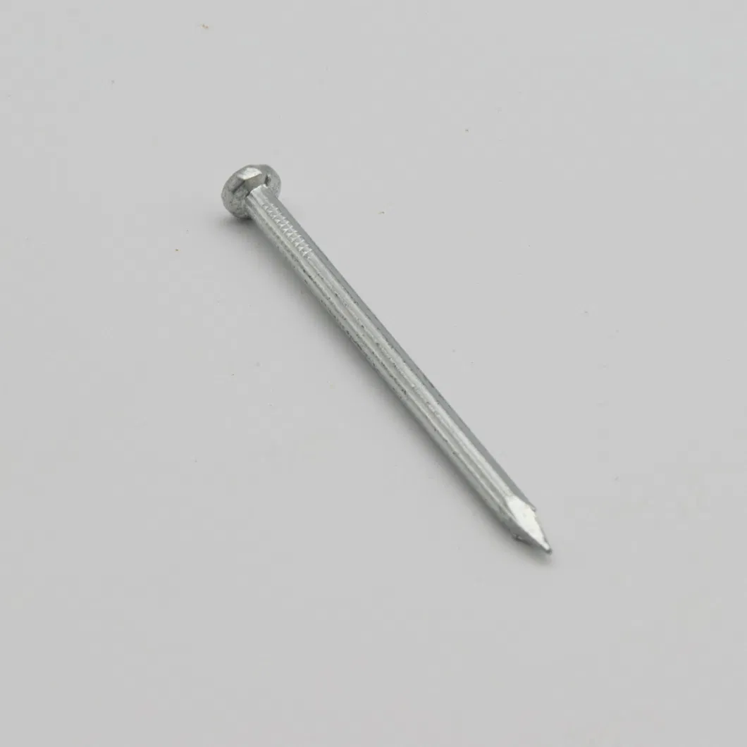 Fluted Shank Hardware Factory Price Galvanized Masonry Concrete Cement Steel Hardened Nail