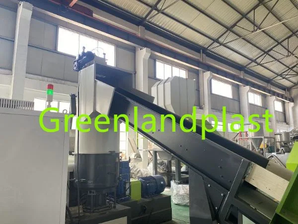 PP PE Film Recycling Pelletizing Machine with Agglomerate and Compactor