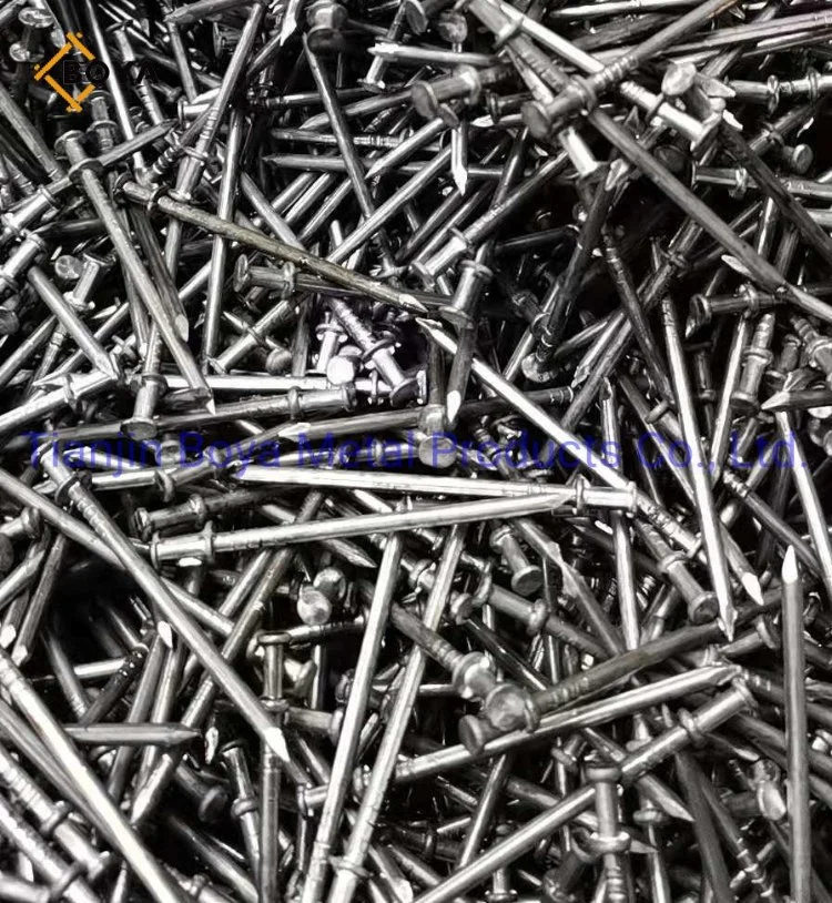 Polished 16D Double Head Nail Duplex Head Nail From Tiajin Factory