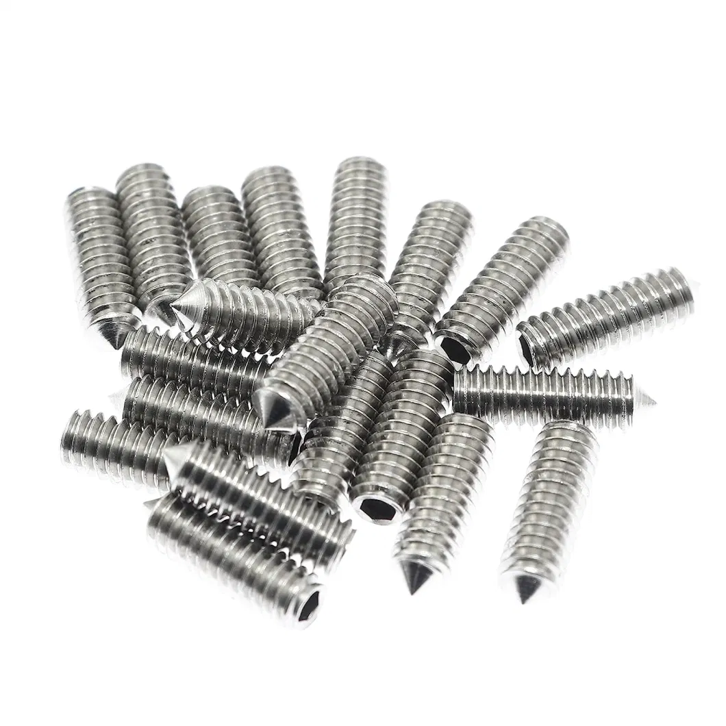 M3/M4/M5/M6/M8 Stainless Steel Cone Point Grub Screw Set Screws