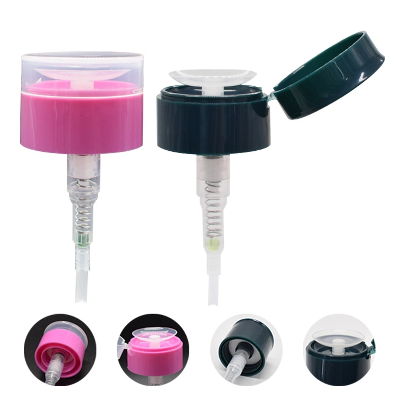 Customized New Design Cosmetics Cleaning Nail Polish Remove Dispenser Fluid Pressing Pump Head