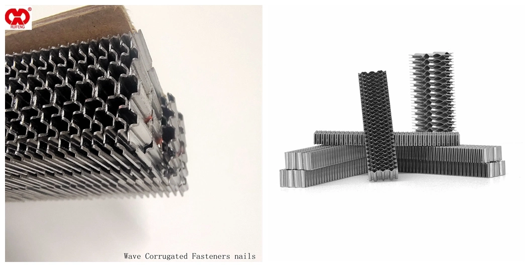 Latest Price Wholesale Supplier Stock Lot W-13 Series Wave Corrugated Fasteners Nails.