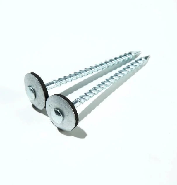 4.0X90mm Umbrella Head Roofing Nail with Washer Galvanized