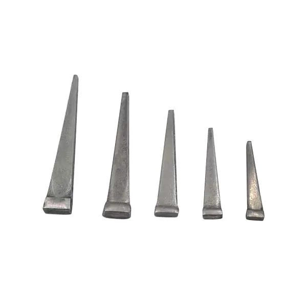 Chinese Factory Concrete Cut Masonry Nails Galvanized Steel Cut Nails