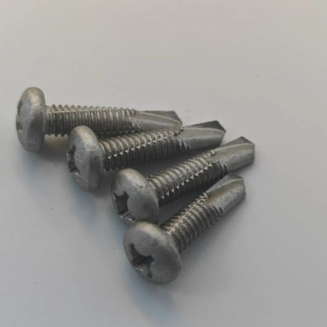 Made in China Truss Phillips Head Self Drilling Screw Metal Screw Wood Screw Zinc Plated DIN7504n