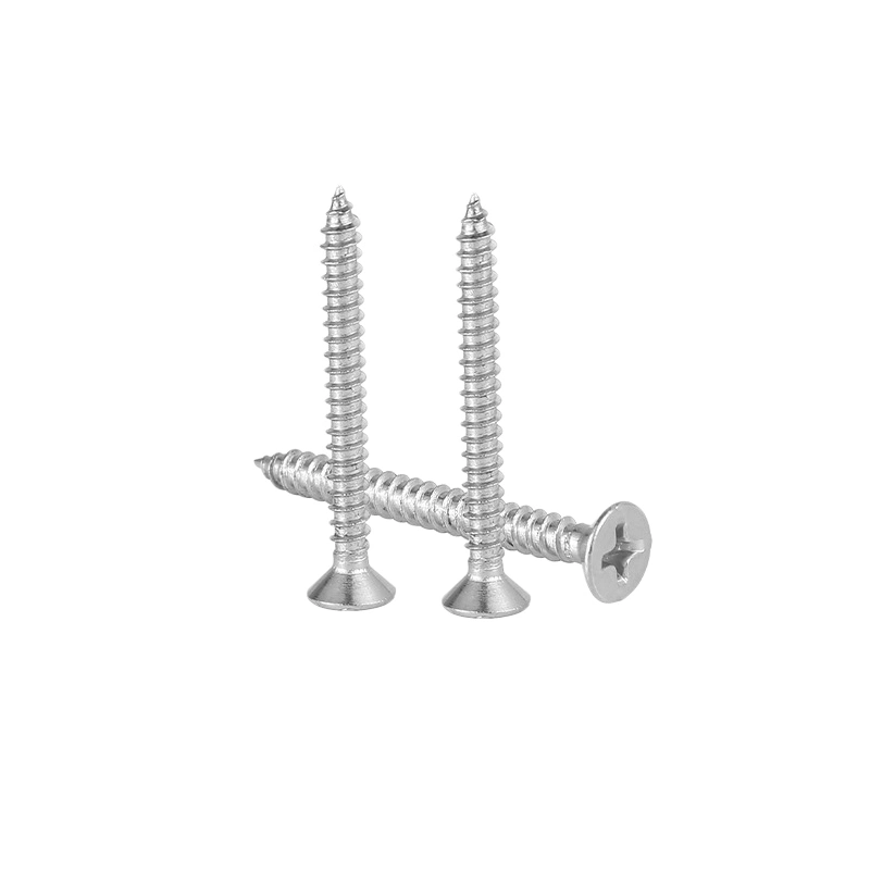 Cross Flat Head Self Tapping Screws Stainless Steel Semi-Circle Cross Self-Tapping Screws