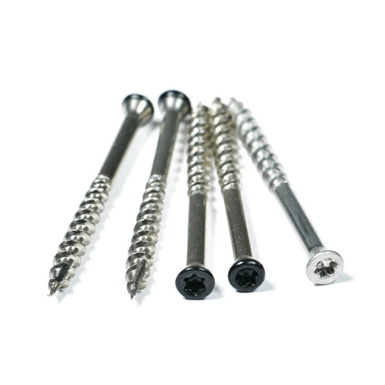 Type 17 Terrace 304 410 Stainless Steel Countersunk Torx Decking Screw for Timber